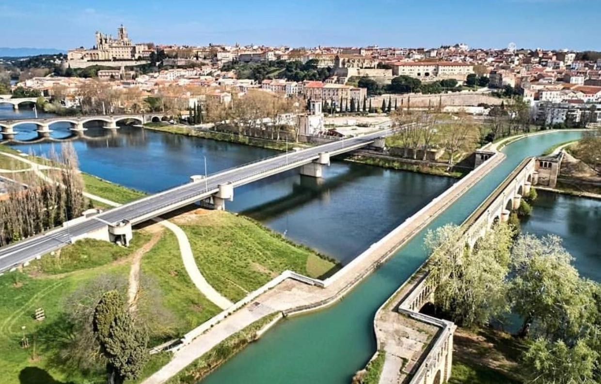 Liberte 1 - T2 Proche Gare Et Centre Commercial Polygone- Beziers- Wifi- Tv Connecte ภายนอก รูปภาพ